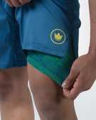 Kingz hybrid Mi-K grappling Shorts-blue